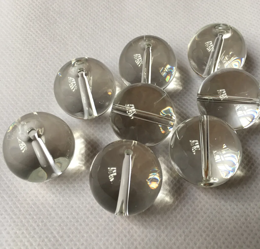 Glazen kralen ball carb cap voor kwarts thermische banger platte topdomeloze quartz nagel od 25mm caps dik