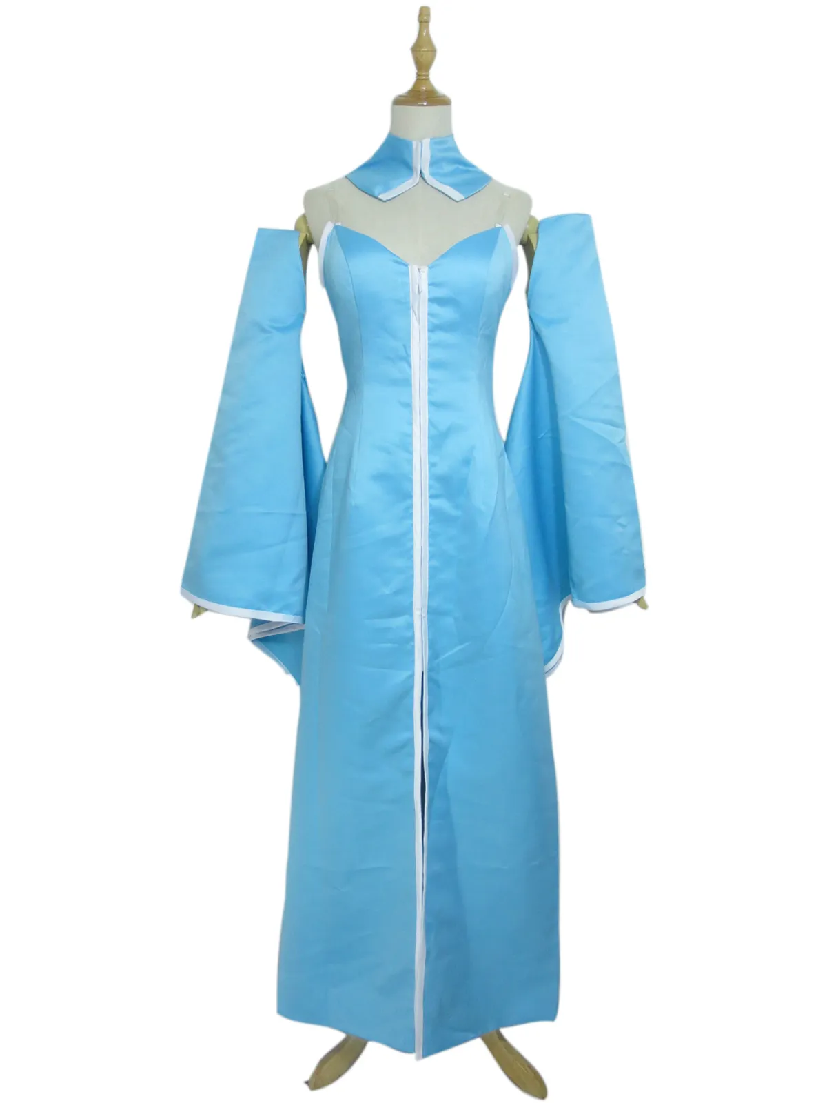 blue womens dress Royal Blue Assymetric Long Sleeves Lace Maxi Dress for Women