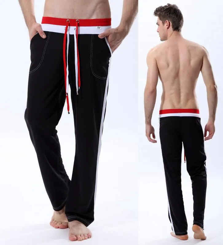 도매 핫 세일 Wangjiang Gay mens joggers 스웨트 팬츠 Long Red 느슨한 스포츠 요가 조깅 체육관 의류 브랜드 Running Pants Men Winter