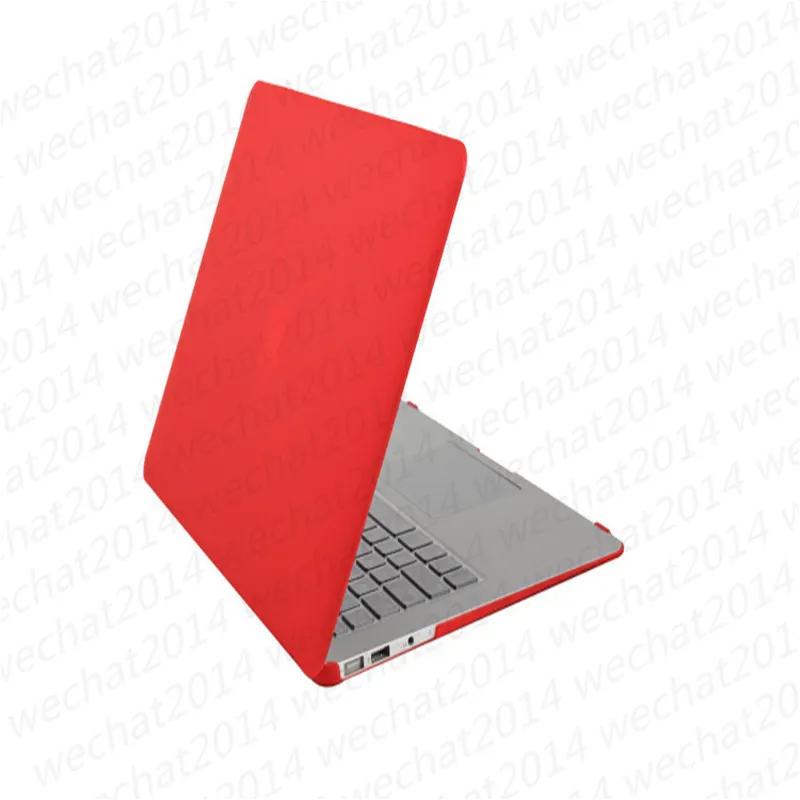 100 шт. Матовый прорезиненный жесткий чехол полный чехол с полным защитником тела для яблока MacBook Air Pro 11 '' 12 '' 13 