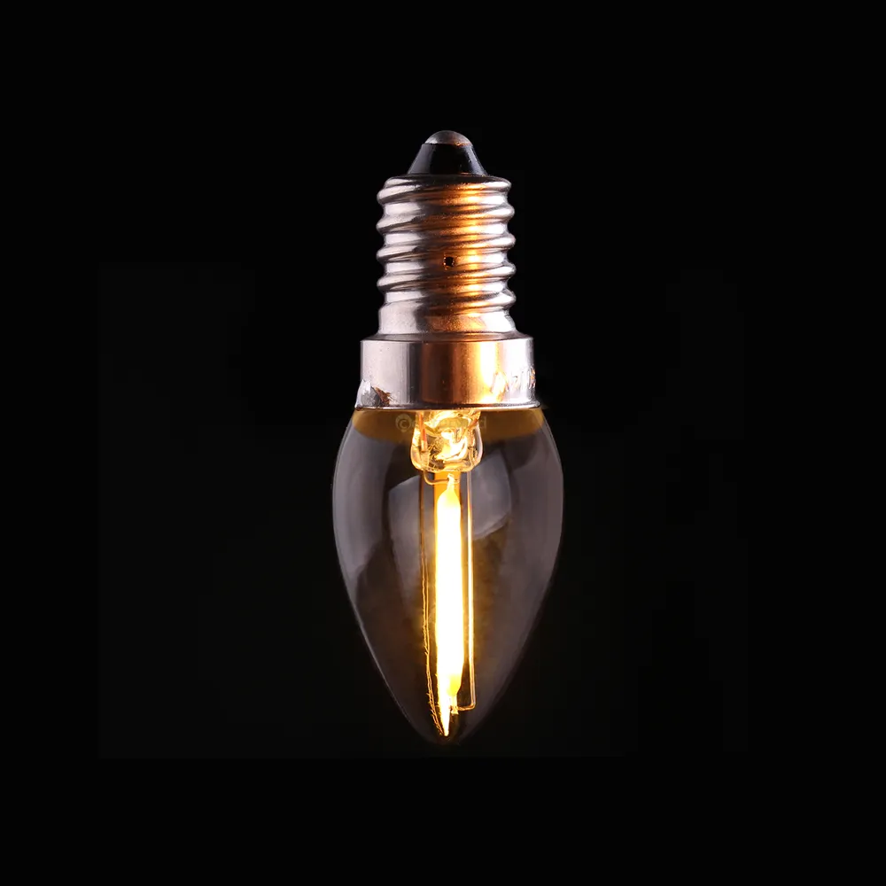 Ampoule vintage bulb Edison E14 C35 incandescente