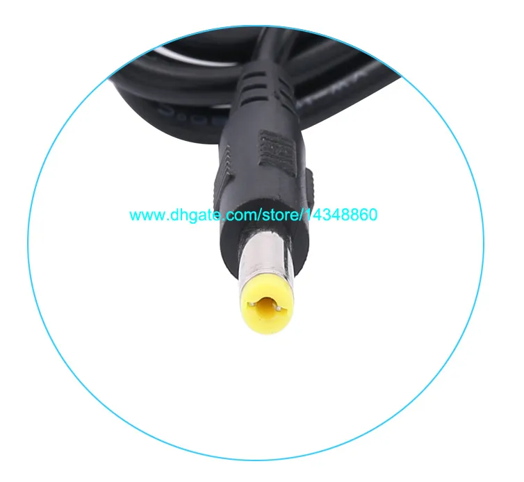 100 sztuk DC Extension Cable DC Jack Female do Męskiej Plug Kabel Adapter 1M 3M 5M 3FT / 10FT / 16.4FT Złącze przedłużające