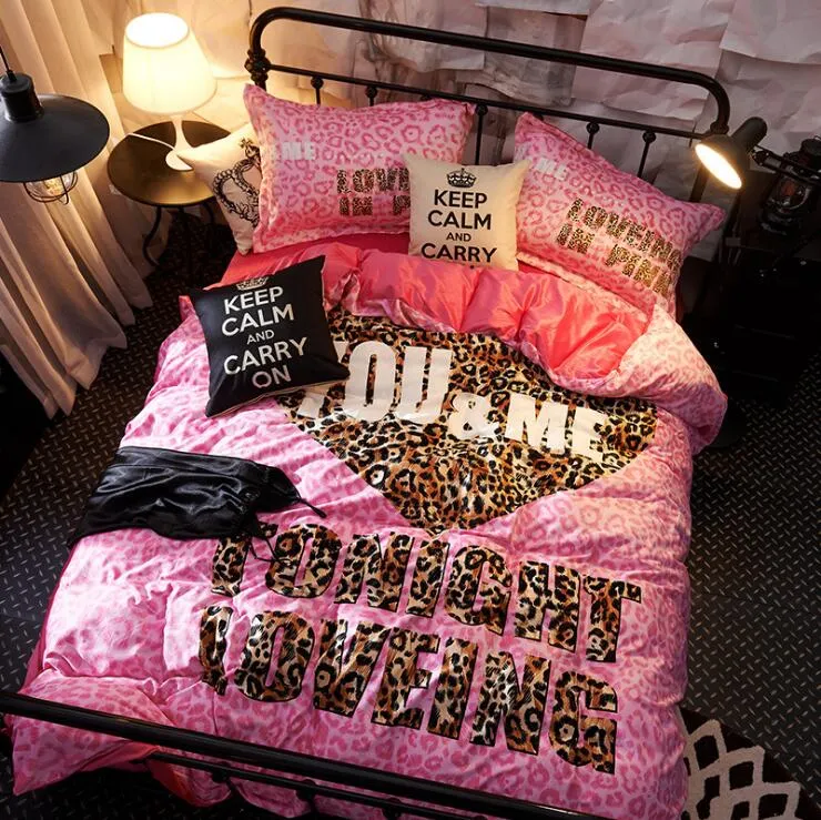 Victoria secret pink bedding set deals