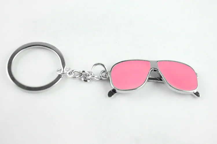 Cool Key Chains - Premium Metal Keyring with Creative Glasses Design ...