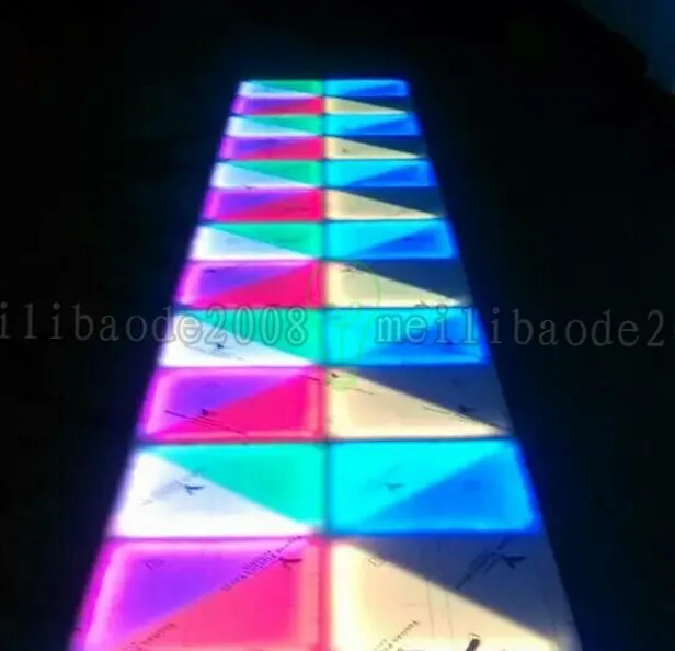 RGB LEDダンスフロアパネルダンスダンスフロアステージライトディスコパネル432ピース×10mm LEDダンスフロアディスコKTVライトステージ照明床MYY18