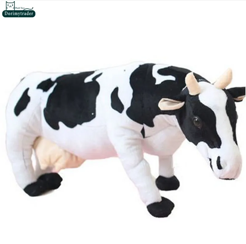 Peluche Mucca Seduta Con 50 Adesivi Carini – Set Regalo Per Bambini E Decorazione Casa