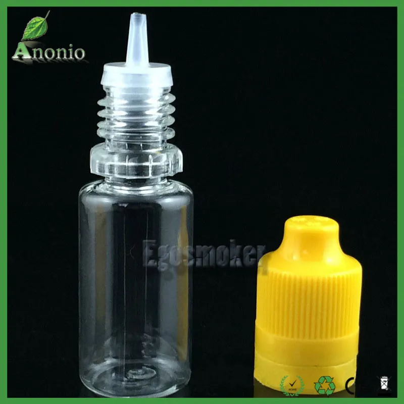 E garrafas líquidas Pe eJuice Viperate evidente garrafa de gotas de gotas de petróleo de animais de estimação de 10 ml para as tampas à prova de crianças em branco Eliquid Oil Bot3229263