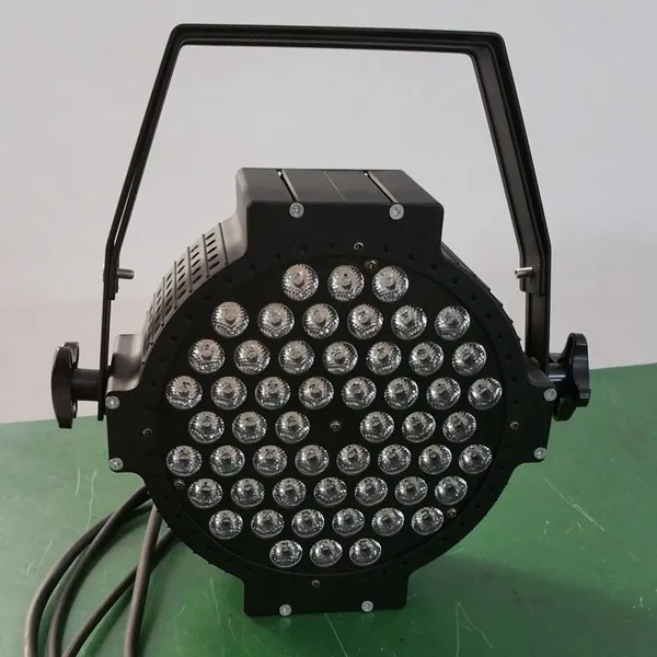 Cast aluminium 54*3W Tri color LED Flat Par Lights Aluminium 3in1 DMX LED Stage Lighting