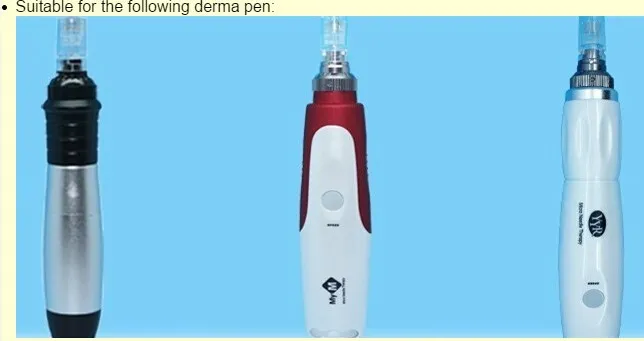 12 aiguilles de rechange de remplacement de cartouches d'aiguille pour le système de rouleau de Derma Pen MYM derma