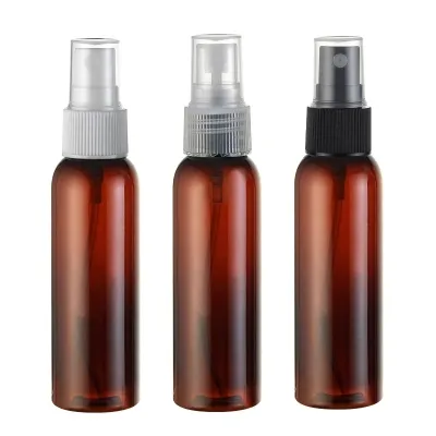 Hot Free Shipping 30pcs/Lot 60ML CC Portable Brown Perfume Atomizer Hydrating Spray Bottle Makeup Tools