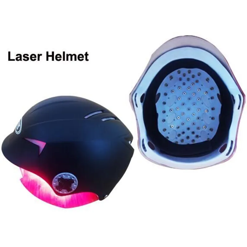 Laserhaar hergroei helm 64 medische diode laser anti haarverlies behandeling kop massagedop snel haar hergroeien helm w glazen9805314