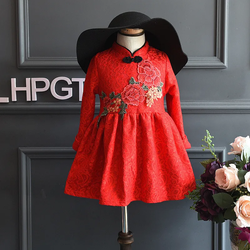 Chinese Style Girl Dress New Year Baby Girls Clothes... From Babywarehouse,  $25.54 | DHgate.Com