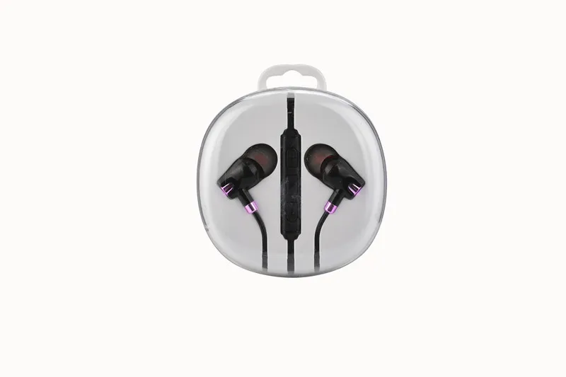 Universal 35mm Inear Earphone Earbuds With Mic Volume Control Earset headphone for iphone 5 6 6s Samsung s6 s7 s8 andoird phon6924743