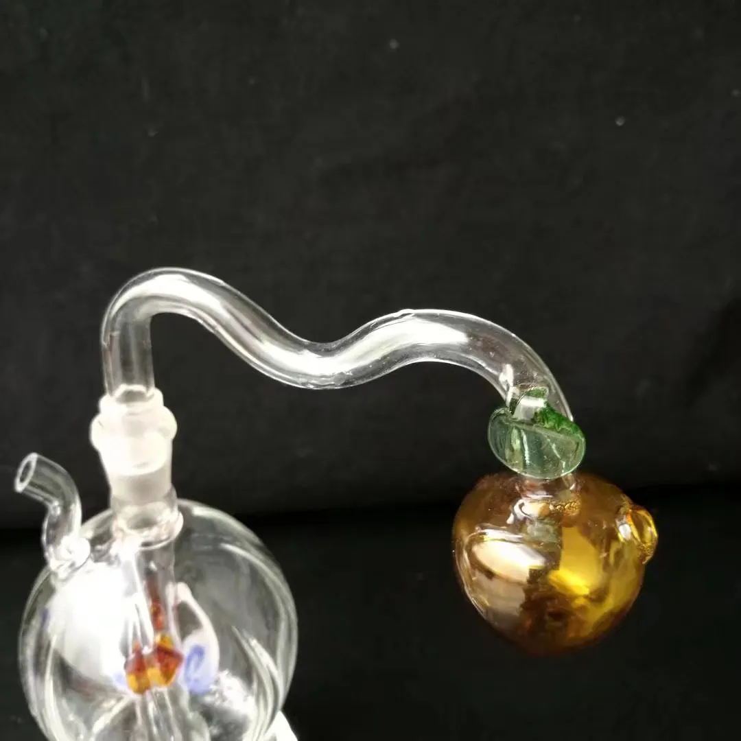 Apple pot, color random delivery, wholesale glass hookah accessories, bong accessories, large better