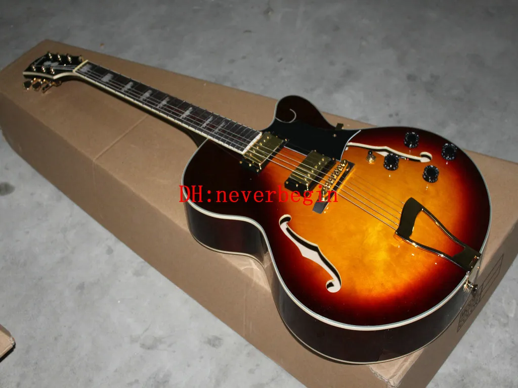 Wholesale Guitars instruments Sunburst Classic L-5 Jazz Electric Guitar High Quality