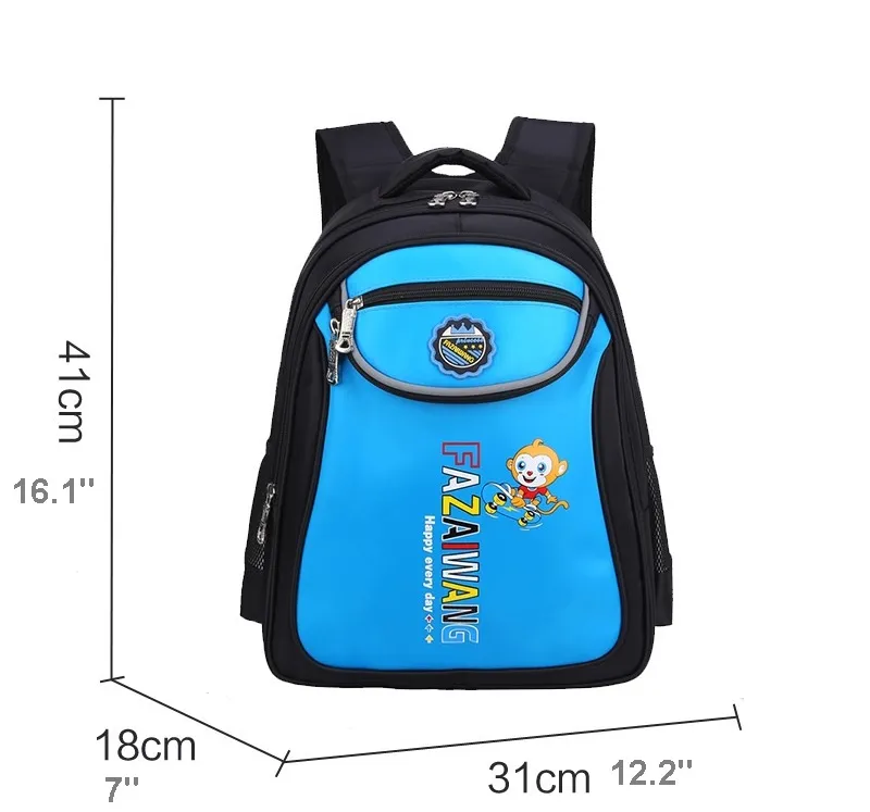 Детские рюкзаки мальчики девочки дети Рюкзак школьный школьные сумки ранец мультфильм Книга сумки высокой плотности нейлон водонепроницаемый воздухопроницаемость