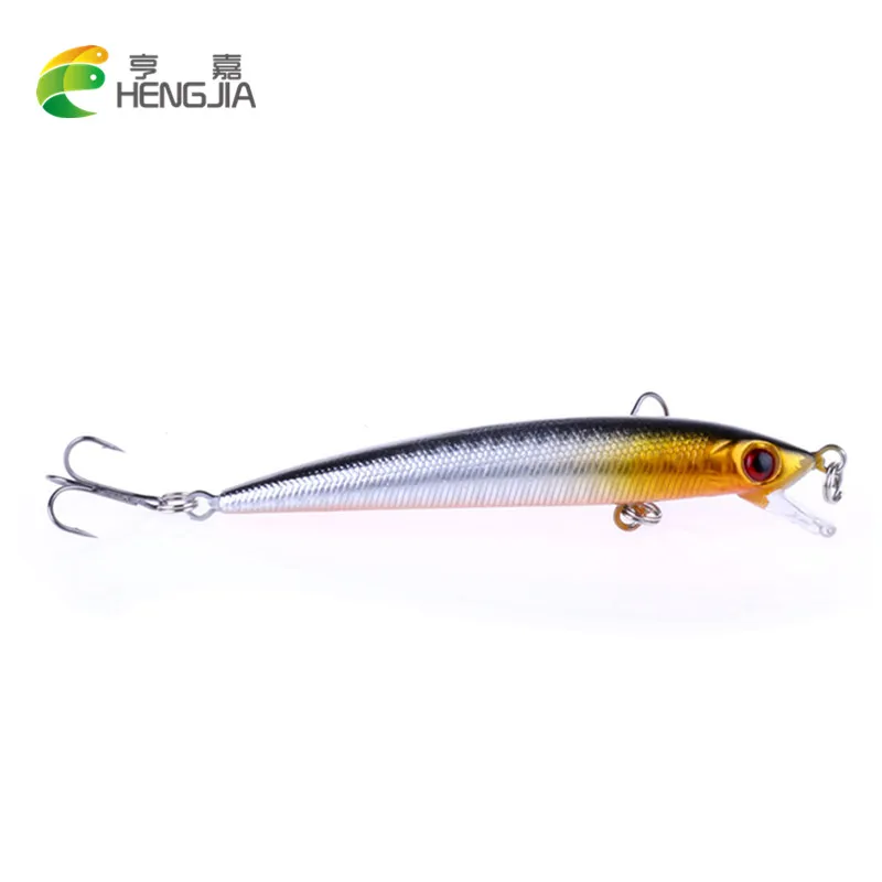 100 stks / partij 8.5cm 6g Isca Artificiais 2016 3D-spel minnow vissen lokken Hengjia lichtgevende pesca karper vissen tackle harde aas bas