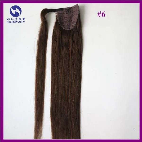 100 colas de caballo de cabello humano desenredan el cabello 20 22 pulgadas 100 g Extensiones de cabello indio brasileño recto más colores 6679371