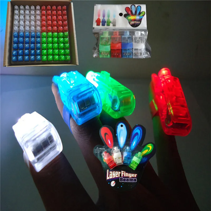 Os fabricantes de brinquedos leves para construir LED colorido colorido de pinça de dedos para presentes promocionais de concertos de concertos Luvas LEDs