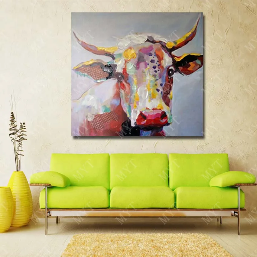 Immagini di animali astratti Wall Art Decorativo Home Decor Pittura murale Pittura a olio moderna su tela Commercio all'ingrosso in vendita