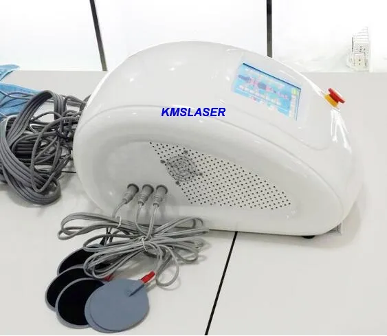 Nieuwe blauwe doek 3in1 Pressotherapie ver infrarood vet oplossen luchtdruk lymfatische drainage EMS massager afslanken Verlies gewichtsapparaat