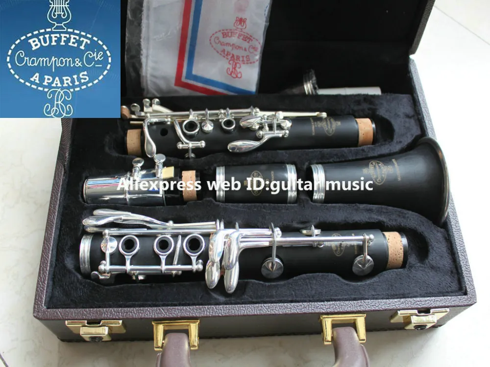 نسخ بوفيه r13 طالب bb clarinet 17 مفاتيح bakelite الكلارينيت الموسيقية أداة مع القضية أعلى بيع من الصين شحن مجاني