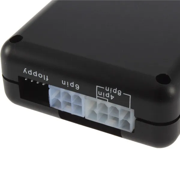 Classic Power Supply Tester Checker LED 2024 PIN FOR PSU ATX SATA HDD Tester Checker Mätare Mätning för PC Compute Whole6116307