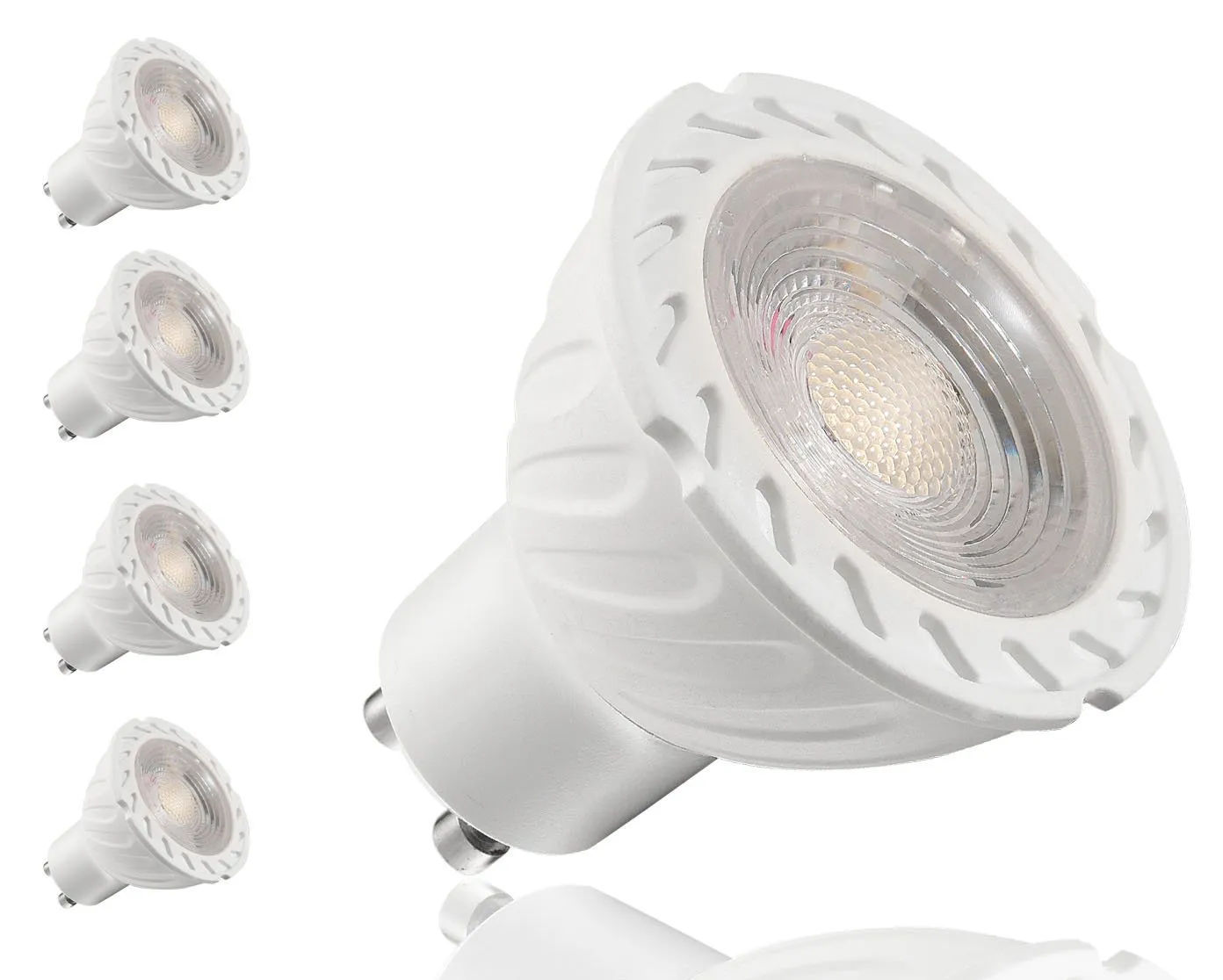 COB LED-lamp 7W dimbaar GU10 MR16 Spot Light Spotlight Bulb Downlight Lighting Warm Cold White