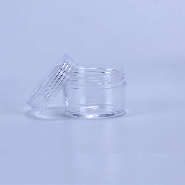 Wholesale 15ML Plastic Cosmetic Container Jar With Screwed Lid 15Gram