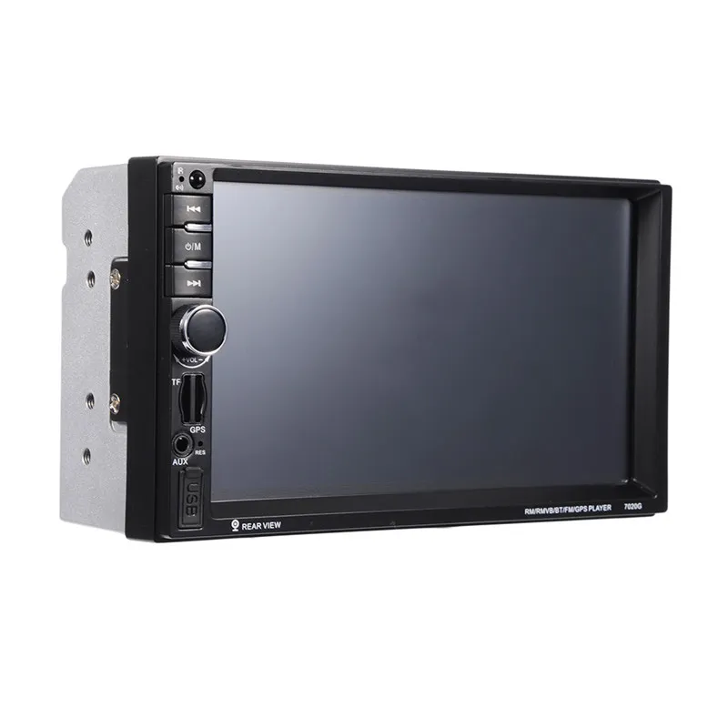 2 DIN 1080P Universal Car DVD Video Player 12V Pantalla táctil Bluetooth GPS Navegación MP3 MP5 Player Auto Audio Estéreo Radio Cámara de visión trasera