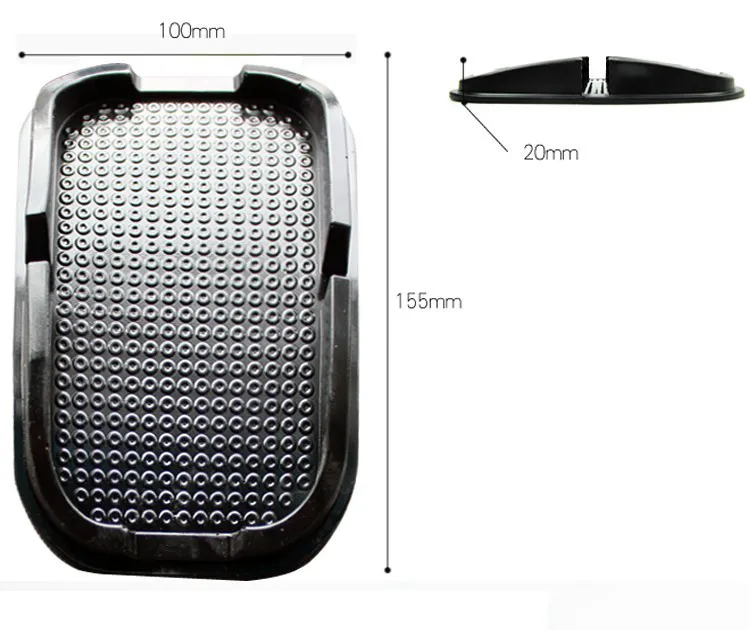 Multi-funcional carro Anti Slip pad PU gel Mobile Phone Shelf antiderrapante Mat Para GPS / iPhone / titular do telefone celular