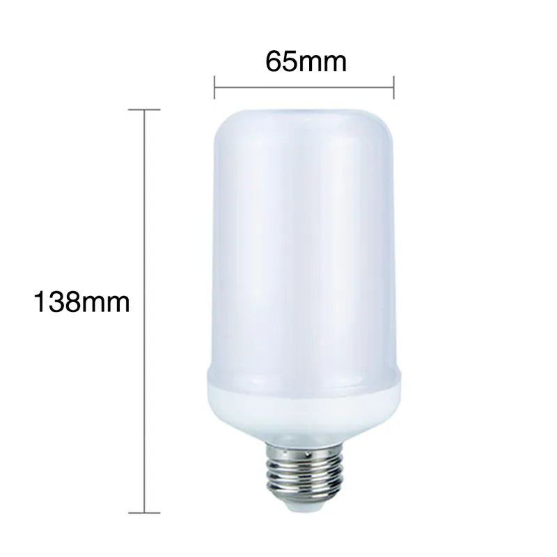 7w LED Lâmpada de Chama E27 E26 Lâmpada Lâmpada 85-265V Chama de Chama Lâmpadas de Incêndio Luz Criativa Emulação Flicking para Jardim de Natal