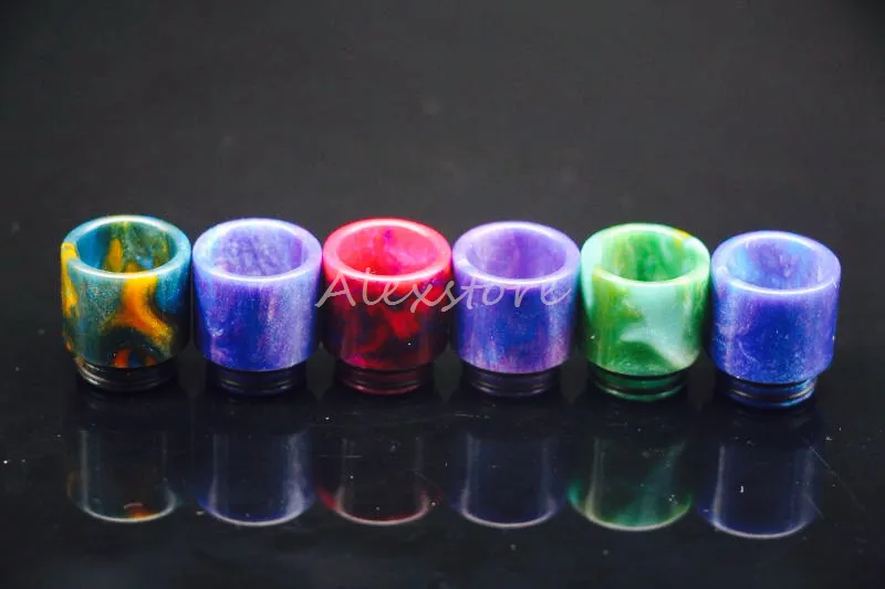 810 510 Thread Epoxy Resin Wide Bore Drip Tip Mouthpiece Drip Tips for TFV8 Prince TFV8 Big Baby Atomizer 528 DHL