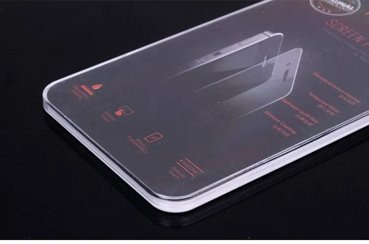 Plastic Packaging Box for Tempered Glass Screen Protector Retail 8 Inch Packaging BOX with Hang Hole