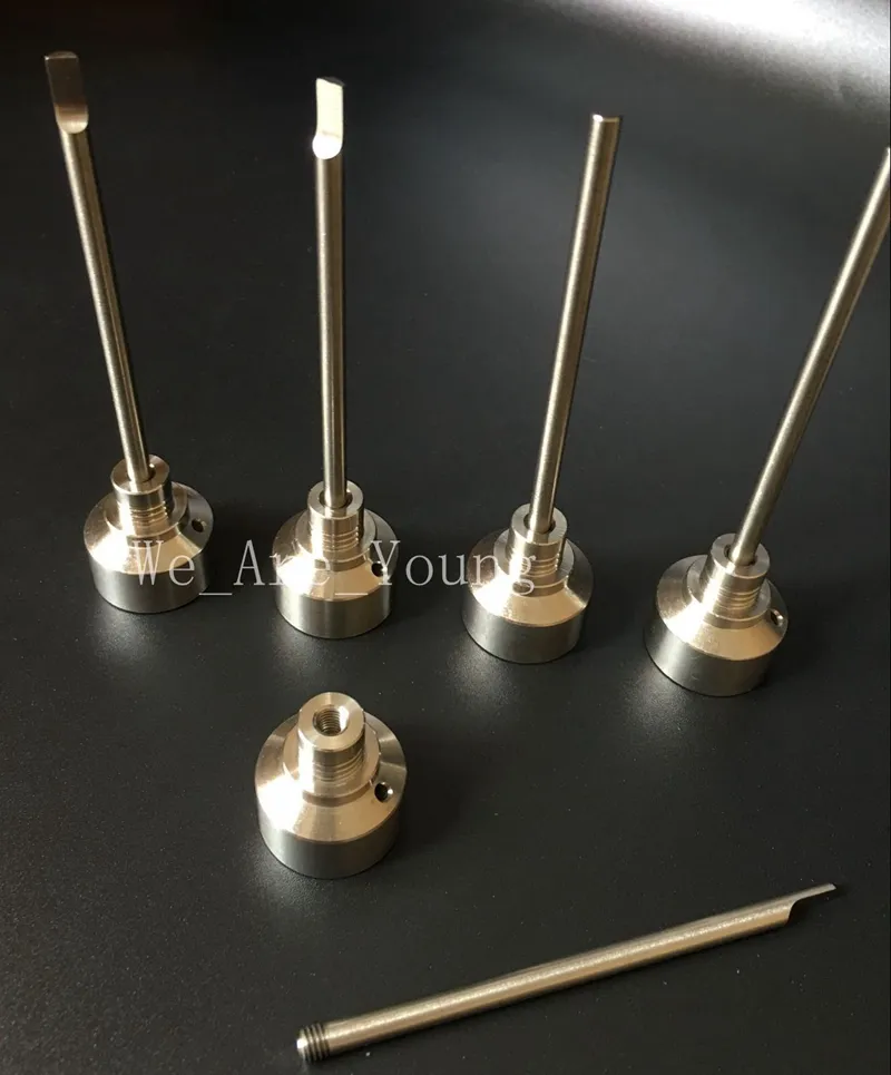 Universal Titanium Carb Cap GR2 Domeloze Titanium Nails met Titanium Dabble voor zowel 10 mm 14mm 18 mm vs keramische nagel quartz spijker