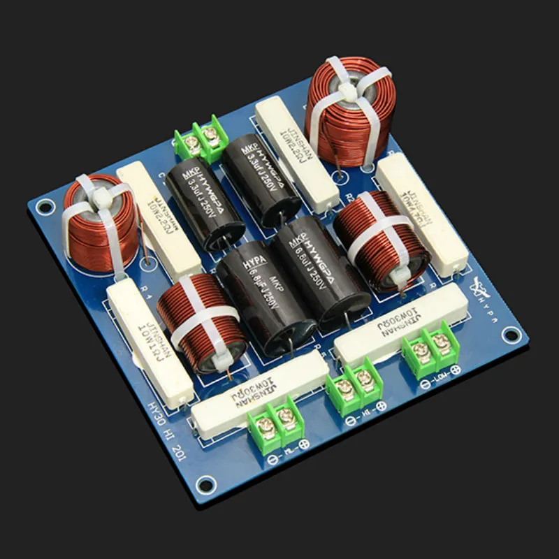YY-2088 Filtri crossover a 2 vie regolabili da 400 W 1 unà Divisore di frequenza per altoparlante audio Gamma completa Alti Bassi YY-2088 Filtri crossover a 2 vie regolabili da 400 W 1 unà Divisore di frequenza per altoparlante audio Gamma completa Alti Bassi