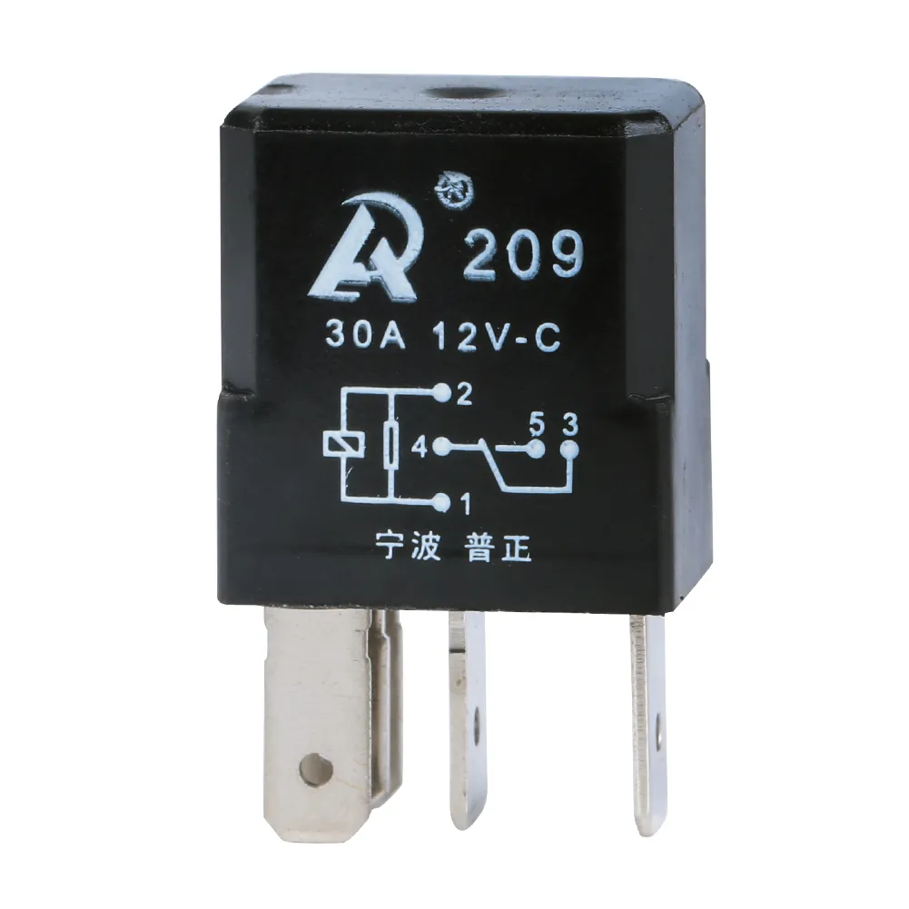 Car Relay 12V 30A SPST Relay 5 Pin with Socket 5 Prong 5 Wire Kit for Electric Fan Fuel Pump Horn Universal