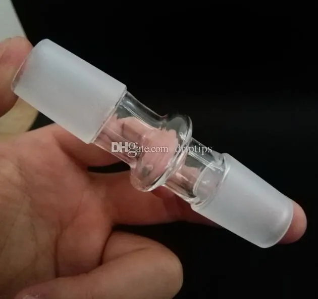 Adaptador de Bongo de Vidro claro 10mm Fêmea para 14mm Feminino conector do adaptador 10mm a 14mm macho para Borbulhador De Vidro Água