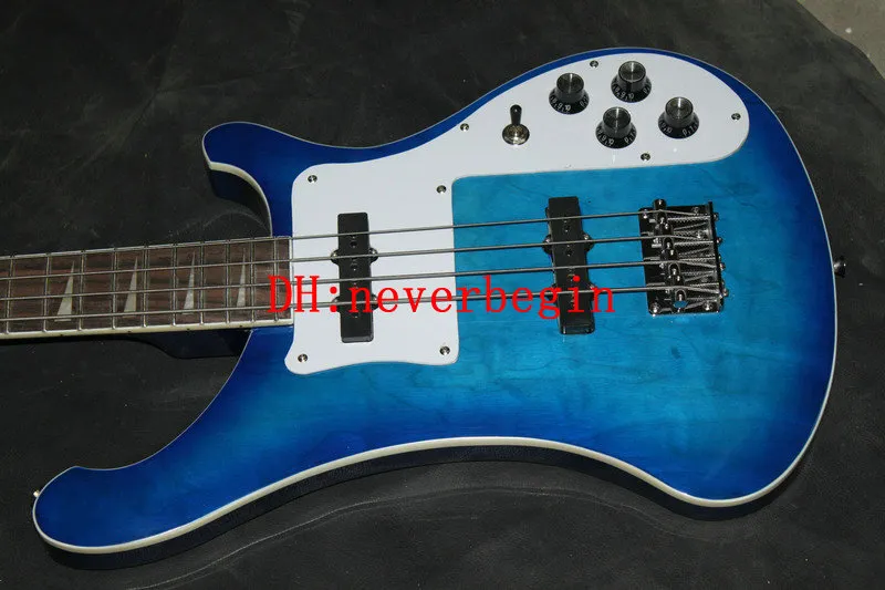 Electric Bass Guitar 4 String Bass, Blue Colors, Freedom Of Choice