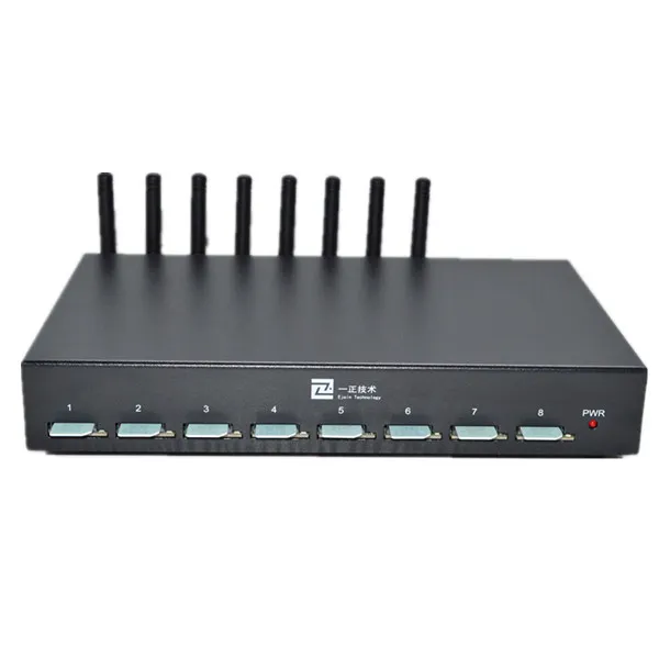 Testing sample smpp gsm sms modem sms gateway bulk sms device with http api and lifetime tech support 8 sim 8 ports285S