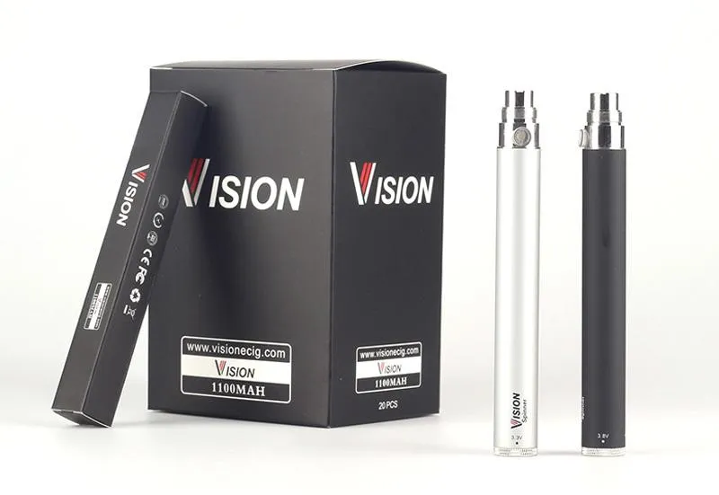 Vision Spinn Battery ego battery eGo C Twist 650mAh 900mAh 1100mAh 1300mAh variable voltage ego twist battery Electronic cigarette