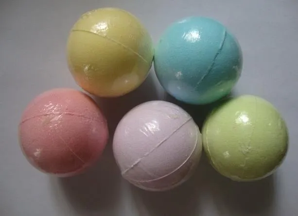10g slumpmässig färg naturlig bubbla bad bomb boll eterisk olje handgjorda spa badsalter boll fizzy julklapp till Her4817680
