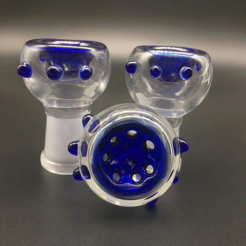 Toppkvalitet Glasskålar Man Kvinna 14.4mm 18.8mm Glasskålar för Bongs Oljeplattformar Glass Bubbler Vattenpipeswholesale