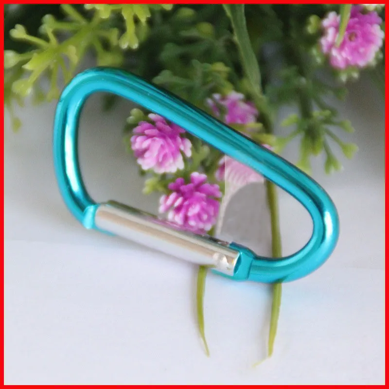 5 Small Multi Purpose Mini Carabiner Aluminum Quickdraw Climbing