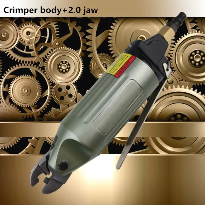 Pneumatic Crimper Power Tools Air Nipper Cable Pliers Cold Press Crimping Tool Naked Insulated Terminal Pincer 1.25-2.5-5.5-8