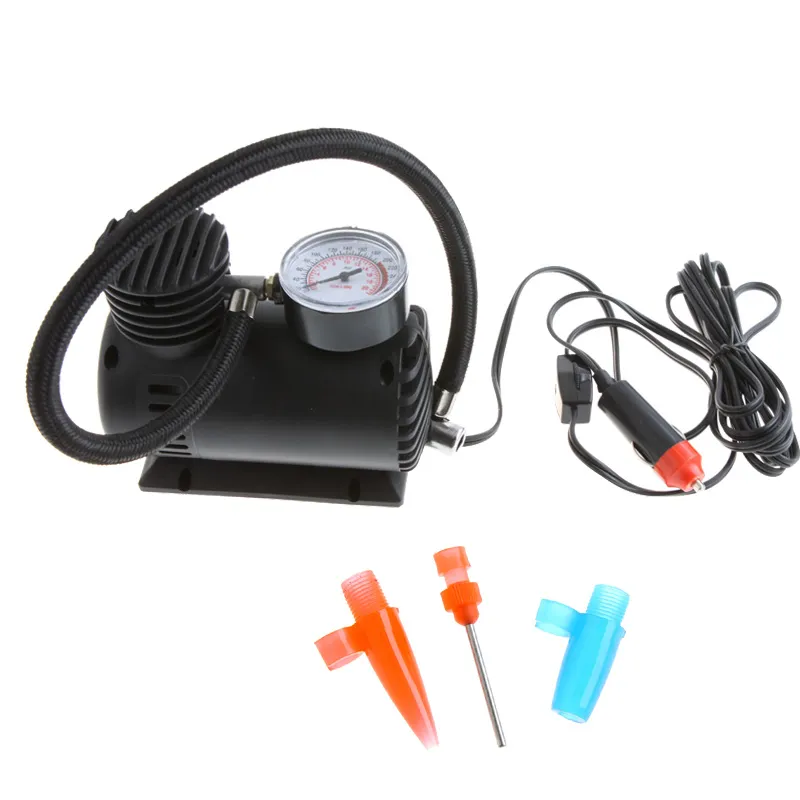 Bärbar bil/auto DC 12V Electric Air Compressor/Tire Inflator 300psi 20,7 Bar 2069 KPA Automobile Emergency Air Pump