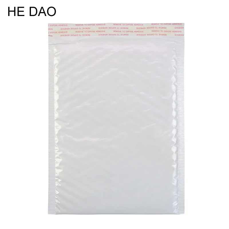 Wholesale- 300Pcs / Pack, 180*230mm White Pearl Film Bubble Envelope Courier Bags Waterproof Packaging Mailing Bags