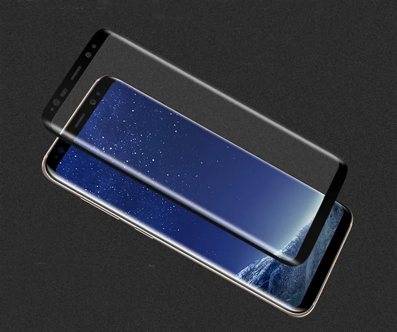 3D Full Cover Gehärtetes Glas Für Samsung Galaxy Note 8 Displayschutzfolie Für Galaxy S8 S8 plus Schutzfolie4802794