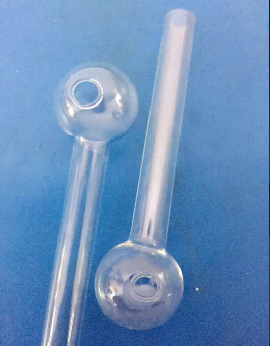 Tuyaux de brûleur à mazout en verre Tube de brûleurs à mazout transparent Clou de tuyau de fumée