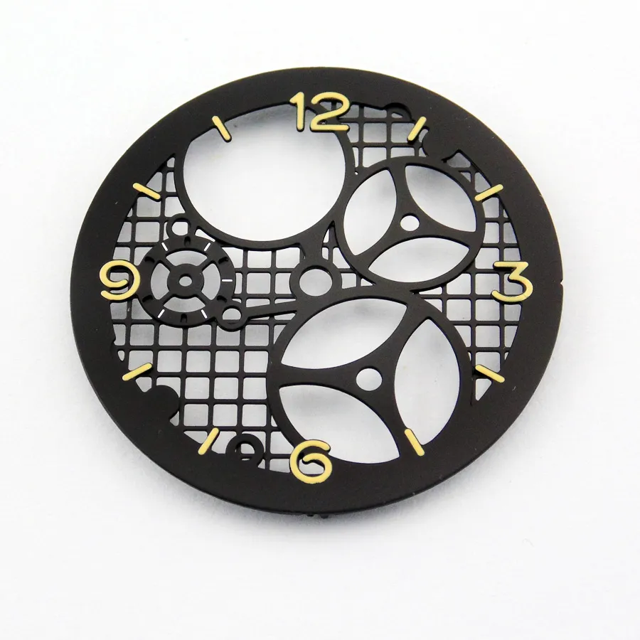 39mm de relógio oco Dial FIT ETA 6497 SEAGULL ST36 MOVIMENTO MONS VISTO DE AÇO INONTIDONENTE BLACK DILA DE RELECIMENTO P453871015